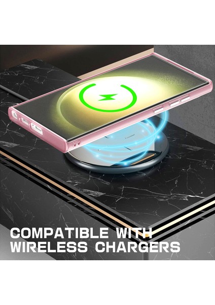 Samsung Galaxy S24 Ultra Manyetik Kılıf Kickstand Sert Pc Telefon Arka Kapak-Siyah (Yurt Dışından) fırsatları