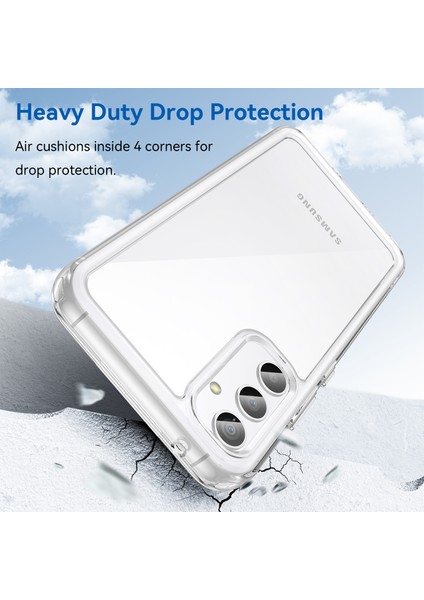 Wanlonfeng Mf Serisi Samsung Galaxy A54 5g Kılıf Tpu + Temperli Cam Filmi ile Akrilik Şeffaf Telefon Kapağı (Yurt Dışından) fırsatları