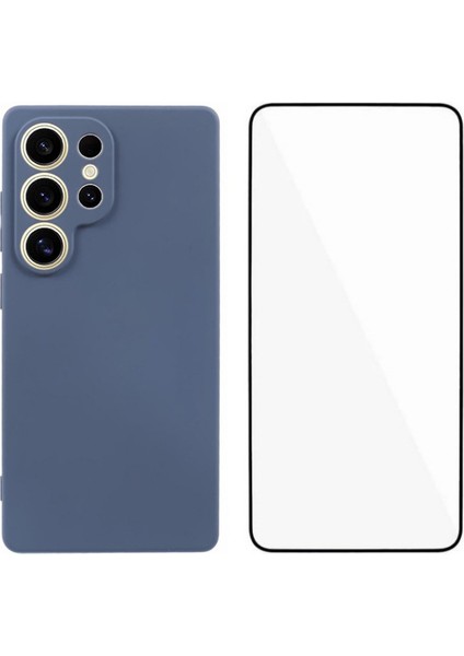 Wanlonfeng Rb2 Serisi Samsung Galaxy S25 Ultra Kılıf Yumuşak Tpu Telefon Kapak Ekran Koruyucu-Lavanta Gri (Yurt Dışından)