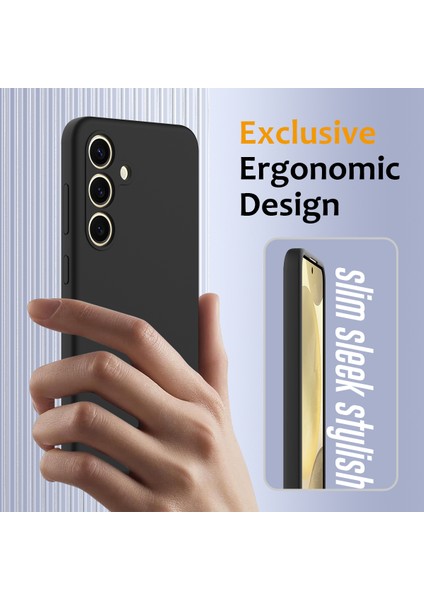 Samsung Galaxy S24 Fe Kılıf Magsafe Anti-Drop Sıvı Silikon Telefon Kapağı ile Uyumlu-Siyah (Yurt Dışından) fırsatları