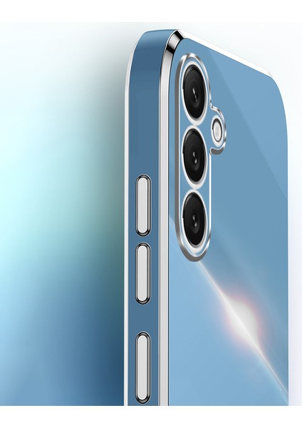 Xınlı Samsung Galaxy S25 + Kılıf Halka Kickstand Galvanik Tpu Telefon Kapağı-Siyah (Yurt Dışından) modelleri