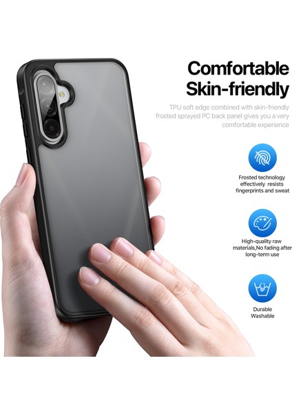 Samsung Galaxy A56 5G/A36 5g Kılıf Dux Ducıs Yind Serisi Mat Parmak Izi Önleyici Tpu + Pc Telefon Arka Kapak-Siyah (Yurt Dışından) indirimleri