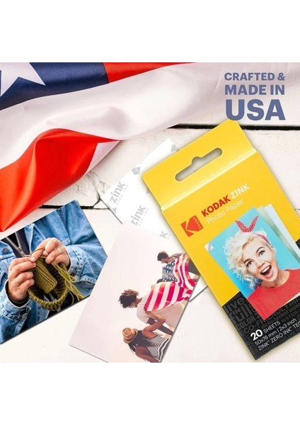 Printomatic Tam Renkli Anında Baskı Dijital Fotoğraf Makinesi - Başlangıç ​​paketi Mavi Başlangıç Paketi indirimleri