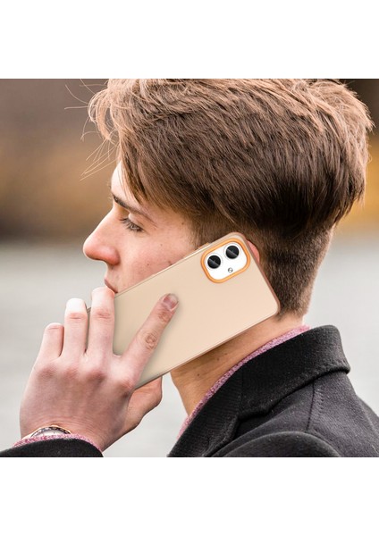 Samsung Galaxy A06 Kılıf Tpu+Pc Telefon Arka Kapak Mat Yarı Saydam Tasarım-Turuncu (Yurt Dışından) indirimleri