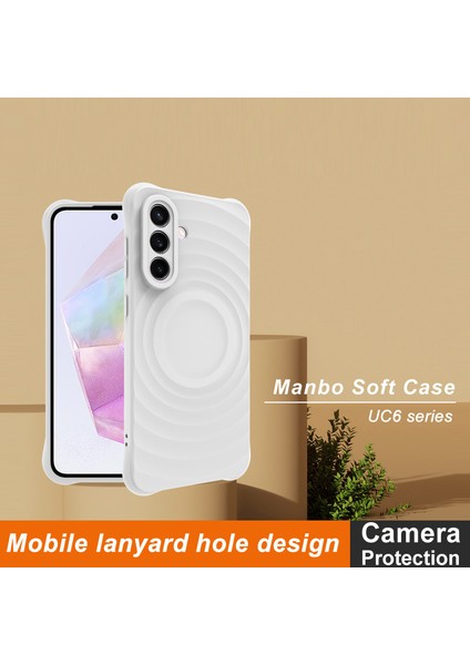 Imak Uc-6 Serisi Samsung Galaxy A36 5g Kılıf Su Damlası Doku Kaymaz Mat Tpu Kapak-Mat Beyaz (Yurt Dışından) modelleri