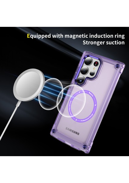 Samsung Galaxy S25 Ultra Kılıf Skin Touch Tpu+Pc Telefon Kılıfı Magsafe-Mor ile Uyumlu (Yurt Dışından) indirimleri