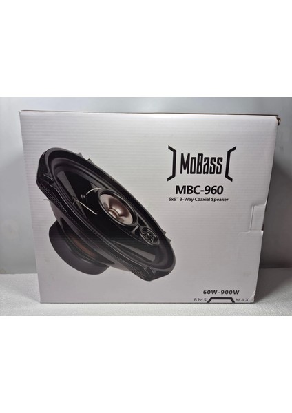 Oval Hoparlör – Mobass MBC-960 - 900W Tweeterli , Kapaklı Kayık Hoparlör