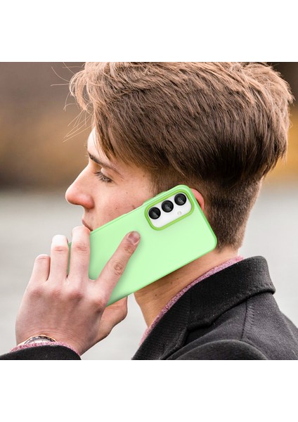 Samsung Galaxy A16 5G/A16 4g Kılıf Tpu+Pc Telefon Arka Kapak Mat Yarı Saydam Tasarım-Yeşil (Yurt Dışından) indirimleri