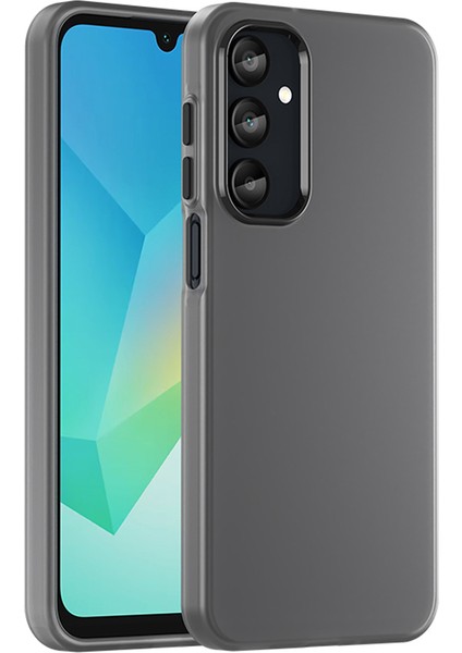 Samsung Galaxy A16 5G/A16 4g Kılıf Tpu+Pc Telefon Arka Kapak Mat Yarı Saydam Tasarım-Siyah (Yurt Dışından)