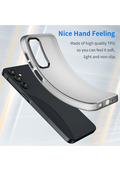 Samsung Galaxy A16 5G/A16 4g Kılıf Tpu+Pc Telefon Arka Kapak Mat Yarı Saydam Tasarım-Siyah (Yurt Dışından) fiyatları