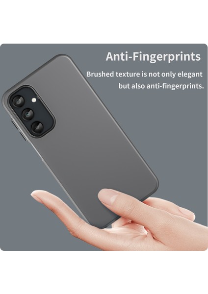 Samsung Galaxy A16 5G/A16 4g Kılıf Tpu+Pc Telefon Arka Kapak Mat Yarı Saydam Tasarım-Siyah (Yurt Dışından) modelleri