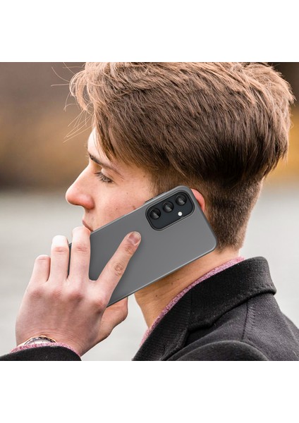 Samsung Galaxy A16 5G/A16 4g Kılıf Tpu+Pc Telefon Arka Kapak Mat Yarı Saydam Tasarım-Siyah (Yurt Dışından) indirimleri