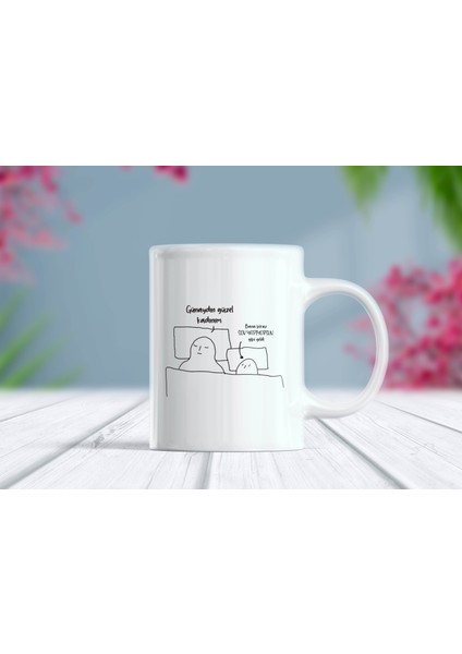 Uyu Artık Komik Espirili Kupa Bardak