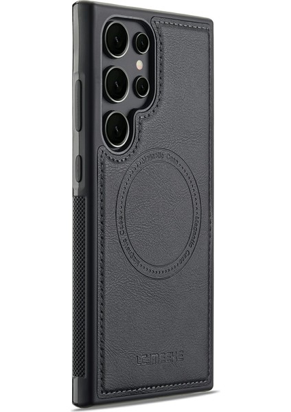Lc.ımeeke Samsung Galaxy S24 Ultra Manyetik Kılıf Magsafe Deri + Tpu ile Uyumlu Arka Kapak-Siyah (Yurt Dışından) fiyatları