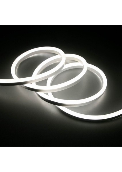 12V Neon Beyaz 5mt / Paket 6X12 mm
