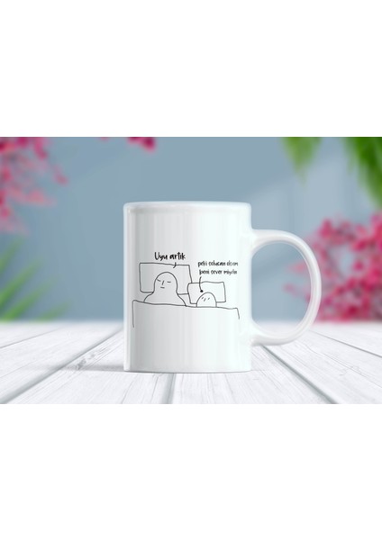 Uyu Artık Komik Espirili Kupa Bardak