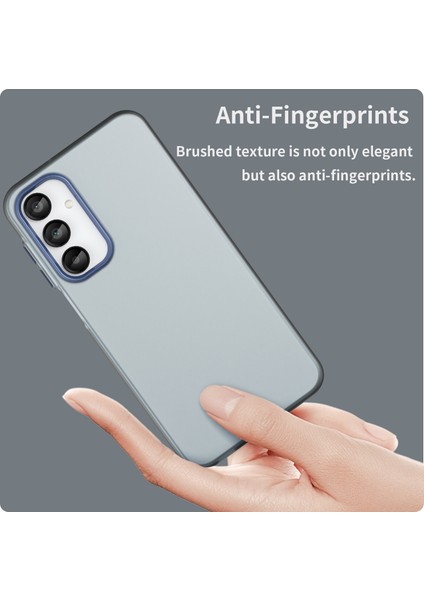 Samsung Galaxy A16 5G/A16 4g Kılıf Tpu+Pc Telefon Arka Kapak Mat Yarı Saydam Tasarım-Koyu Mavi (Yurt Dışından) modelleri