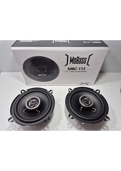 13CM Hoparlör – Mobass MBC-113 - 260W Kapaklı , Tweeterli Kapı Hoparlörü 13CM