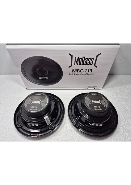 13CM Hoparlör – Mobass MBC-113 - 260W Kapaklı , Tweeterli Kapı Hoparlörü 13CM