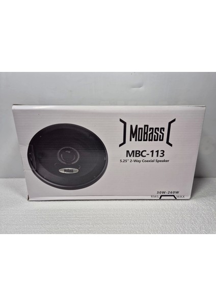 13CM Hoparlör – Mobass MBC-113 - 260W Kapaklı , Tweeterli Kapı Hoparlörü 13CM