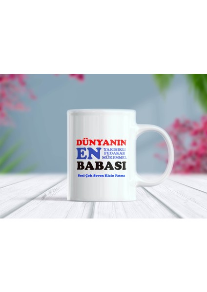 Babalar Günün Kutlu Olsun Isimli Babaya Özel Kupa Bardak