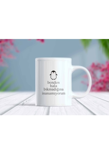 Benden Hala Bıkmadığına Inanamıyorum Yazılı Komik Esprili Kupa Bardak