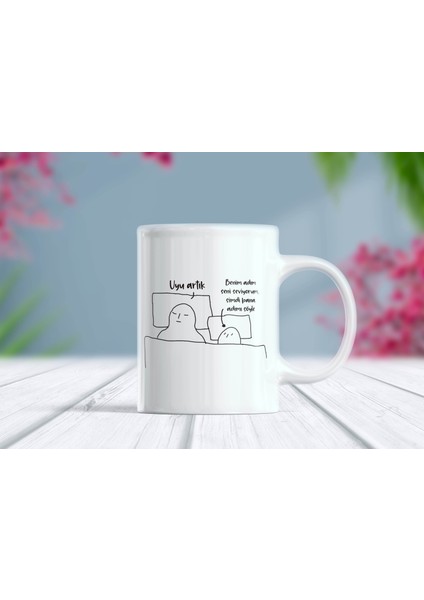 Uyu Artık Komik Espirili Kupa Bardak