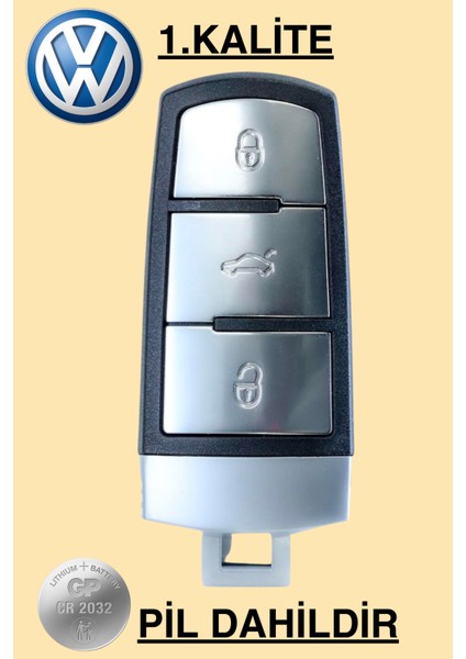 Vw Volkswagen Passat B6 - B7 Anahtar Kumanda Kabı 2003 - 2014 Modeller