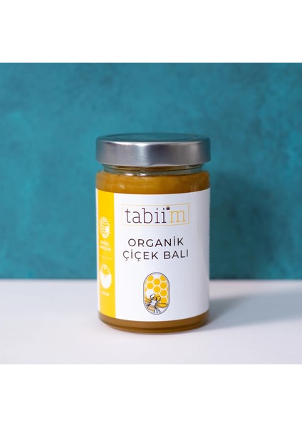 Organik Süzme Çiçek Balı 380 gr