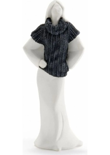 Nadal Tempus Look At Me Siyah Gri Kazaklı Kadın Biblo Numbered Edition Bana Bak Koleksiyon 1 Adet