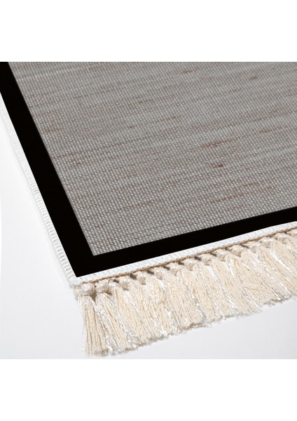 Kaymaz Dijital Mutfak & Salon Halı Toprak Saçaklı Dokuma E5001 Kahve modelleri