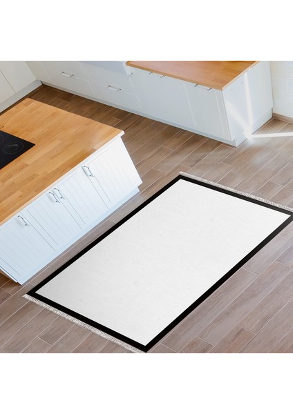 Kaymaz Dijital Mutfak & Salon Halı Toprak Saçaklı Dokuma E5001 Açık Gri indirimleri