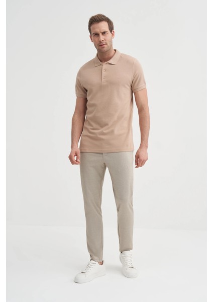 Kum Erkek Polo Yaka T-Shirt 4613