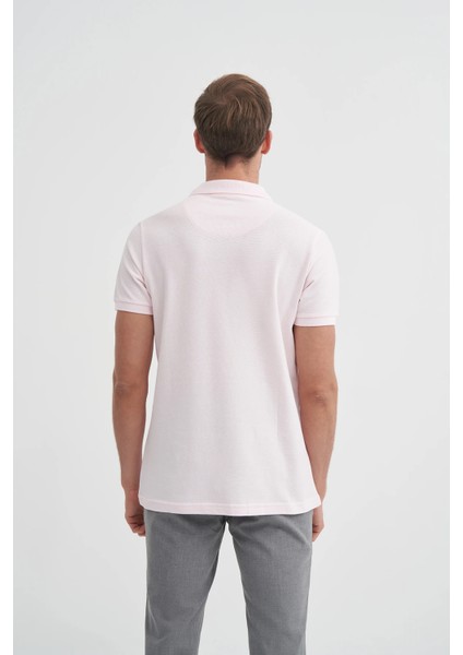 Pudra Erkek Polo Yaka T-Shirt 4613