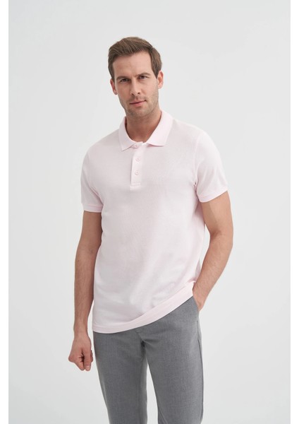 Pudra Erkek Polo Yaka T-Shirt 4613 modelleri