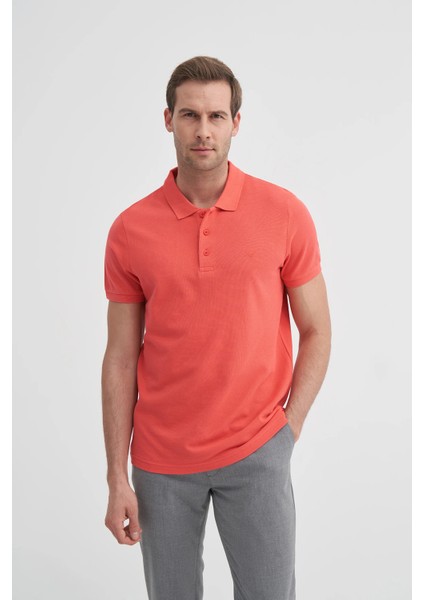 Turuncu Erkek Polo Yaka T-Shirt 4613 fiyatları