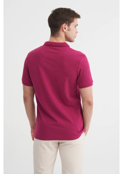 Fuşya Erkek Polo Yaka T-Shirt 4613 fiyatları