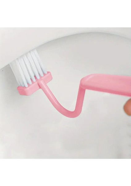 Tuvalet Temizleme Fırçası Aracı S Şeklinde Ev Mutfak Banyo Için Asma Delikli