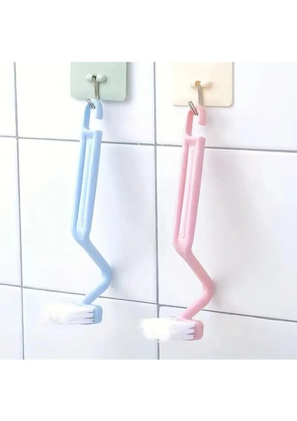 Tuvalet Temizleme Fırçası Aracı S Şeklinde Ev Mutfak Banyo Için Asma Delikli