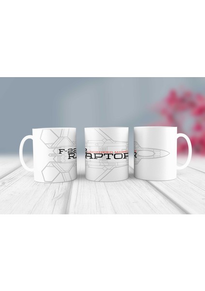 F-22 Raptor Havacılık Kupa Bardak