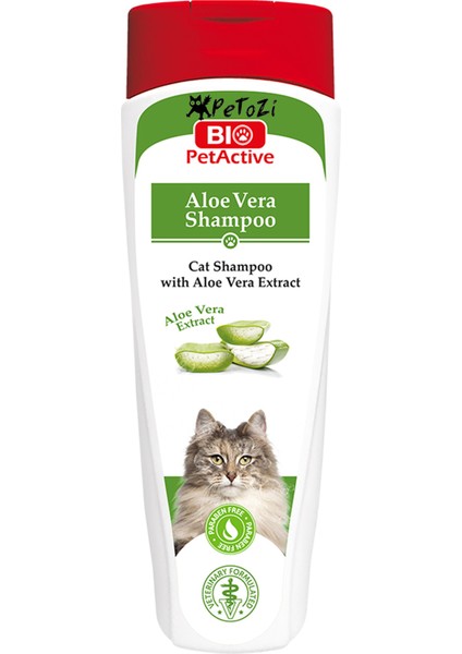 Kediler Için Aloe Vera Özlü Şampuan 400 Ml
