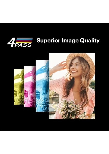 Mini 3 Retro 4pass Taşınabilir Fotoğraf Yazıcısı Yellow