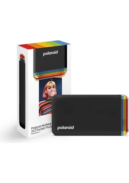 Hi-Print Bluetooth Bağlantılı 2x3 Cep Fotoğraf Yazıcısı Siyah Gen2