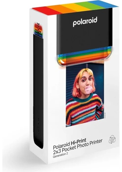Hi-Print Bluetooth Bağlantılı 2x3 Cep Fotoğraf Yazıcısı Siyah Gen2
