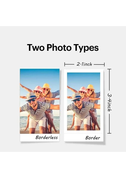 Mini 3 Retro 4pass Taşınabilir Fotoğraf Yazıcısı White