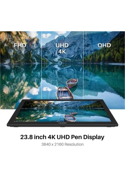 Huıon Kamvas Pro 24 4K UHD Grafik Çizim Tableti