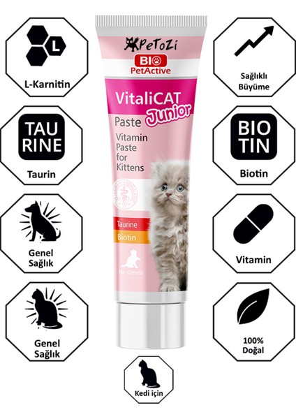 Yavru Kediler Için Vitamin Paste 100 ml