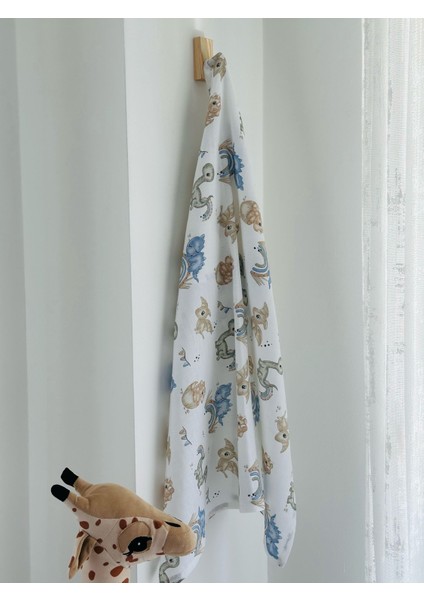 %100 Pamuk Müslin Bebek Battaniye Seti Oeko-Tex Sertifikalı MÜSLIN ÖRTÜ 80X90 CM