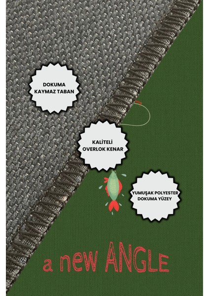 Balık Oltası Figürlü Halı Dokuma Kaymaz Tabanlı Halı Dijital Baskılı Halı Hobi Halısı Salon Halısı indirimleri