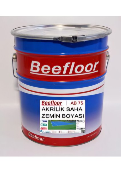Akrilik Zemin Boyası - Dış Saha Zemin Boyası 20 Kg